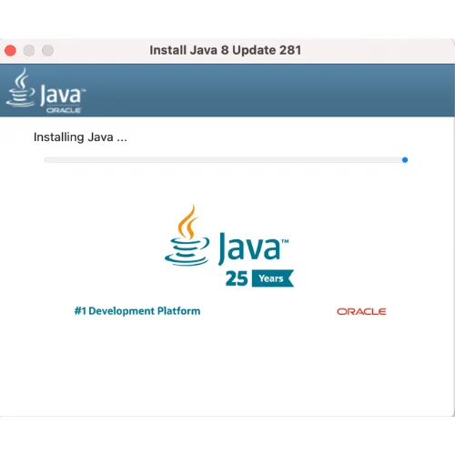 Wait for the installer to complete